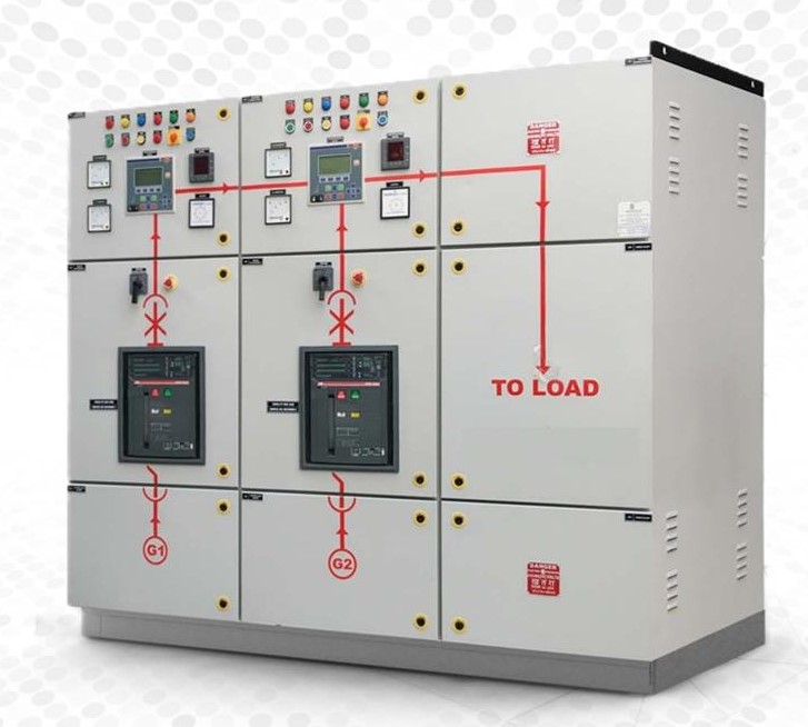 DG Synchronization Panel 415V/11kV Auto Paralleling Load Sharing IP54 | Phase Match/Reverse Power Protection | Touchscreen HMI PLC Control | Multiple Genset Sync | DEWA Approved UAE Power Management 